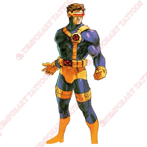 Cyclops Marvel Customize Temporary Tattoos Stickers NO.474